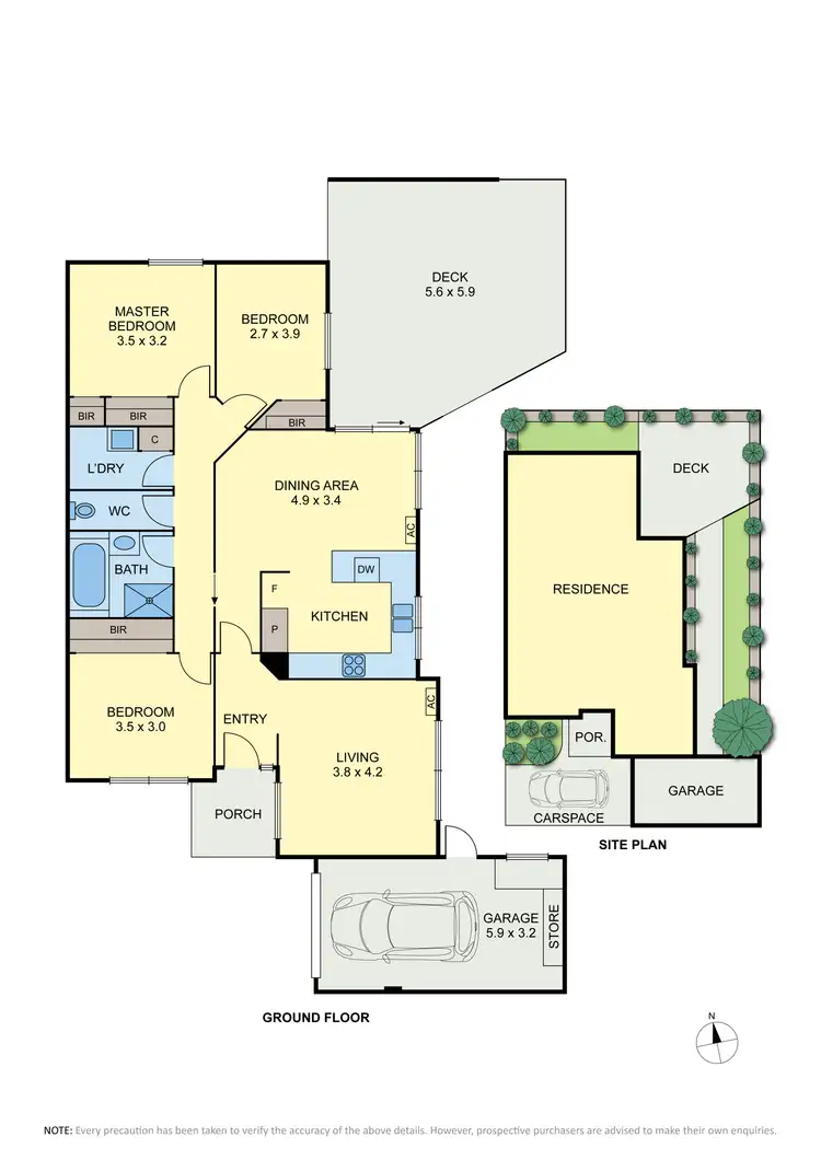 Floorplan of Homely villa listing, 3/162 Ogilvie Street, Essendon VIC 3040