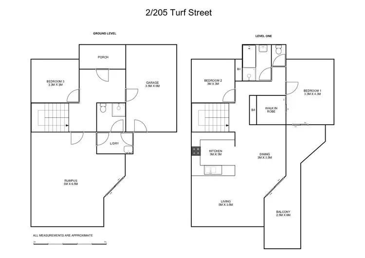 Floorplan of Homely townhouse listing, 2/205 Turf Street, Grafton NSW 2460