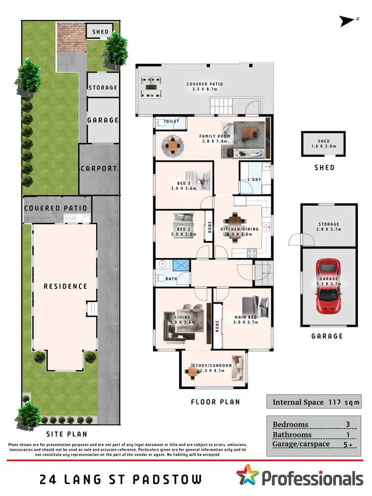 Floorplan of Homely house listing, 24 Lang Street, Padstow NSW 2211