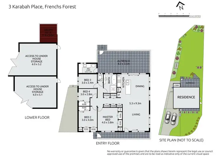 Floorplan of Homely house listing, 3 Karabah Place, Frenchs Forest NSW 2086