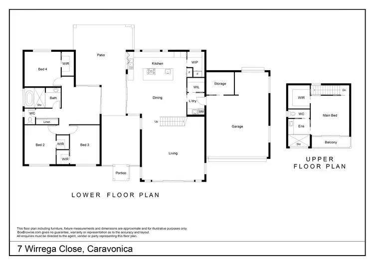 Floorplan of Homely house listing, 7 Wirrega Close, Caravonica QLD 4878