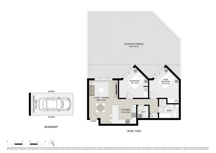 Floorplan of Homely apartment listing, 5/354 Bay Street, Brighton-Le-Sands NSW 2216
