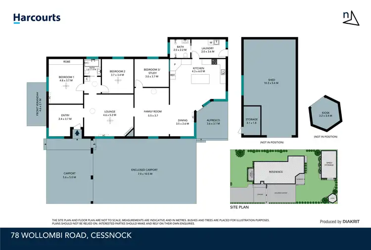 Floorplan of Homely house listing, 78 Wollombi Road, Cessnock NSW 2325