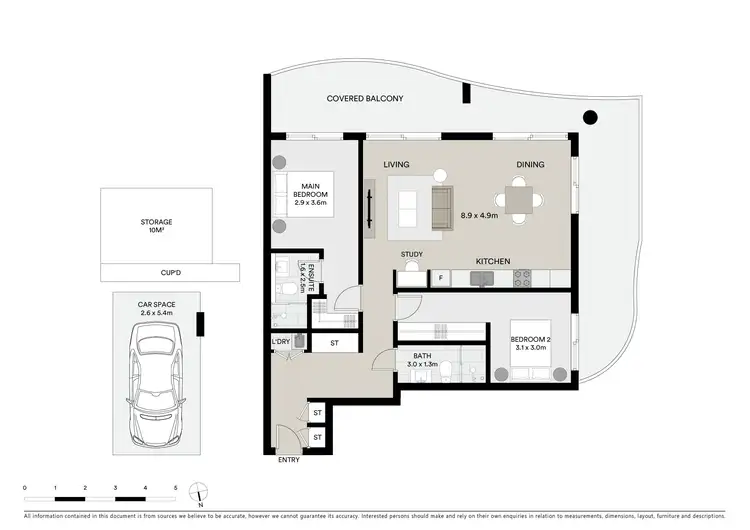 Floorplan of Homely apartment listing, 1002/1 Treacy Street, Hurstville NSW 2220