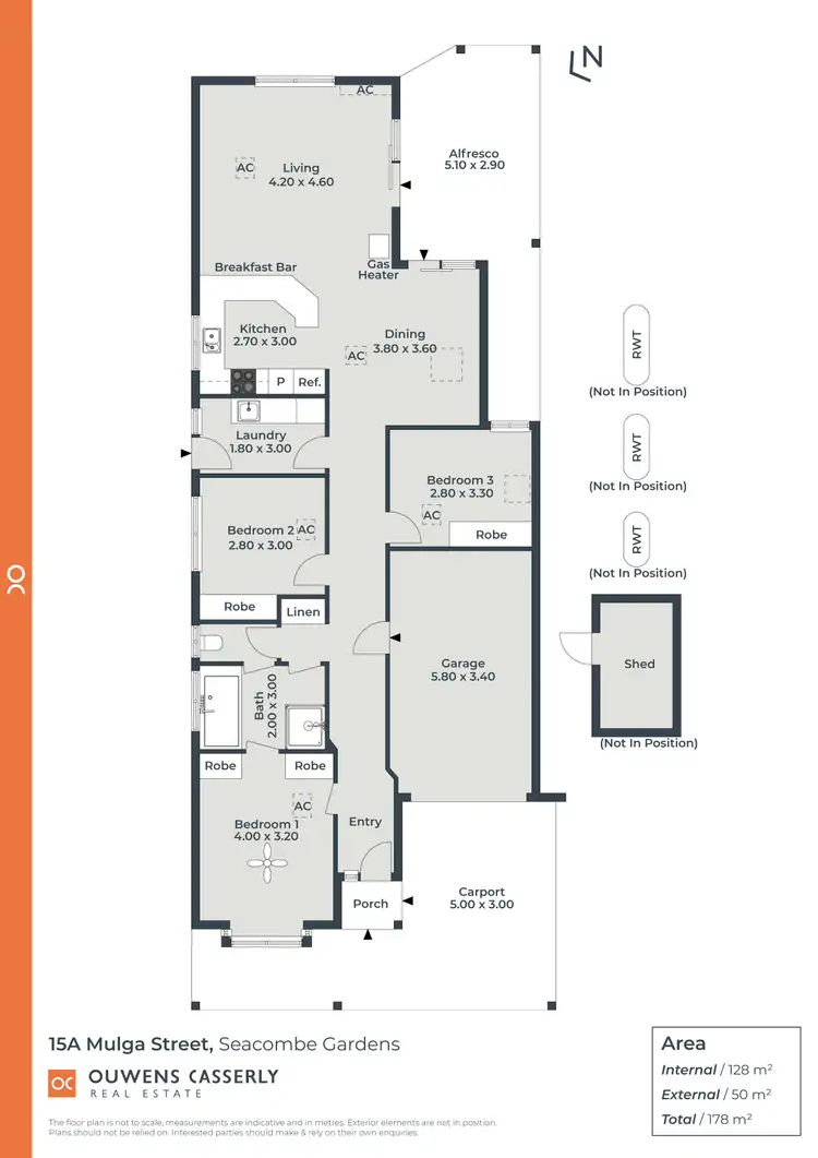 Floorplan of Homely house listing, 15A Mulga Street, Seacombe Gardens SA 5047