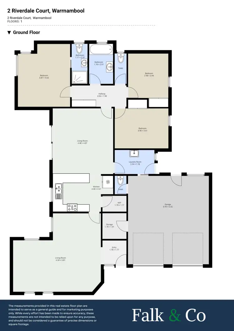 Floorplan of Homely house listing, 2 Riverdale Court, Warrnambool VIC 3280