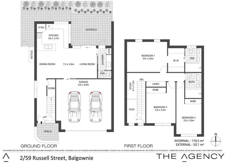 Floorplan of Homely townhouse listing, 2/59 Russell Street, Balgownie NSW 2519