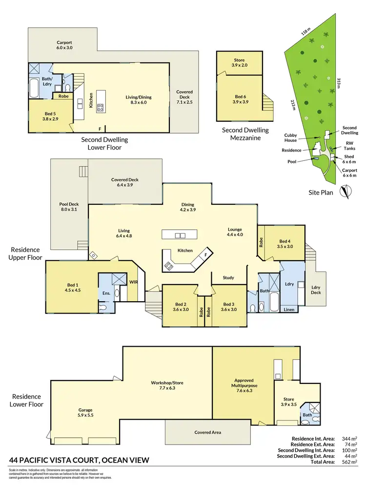 Floorplan of Homely house listing, 44 Pacific Vista Court, Ocean View QLD 4521
