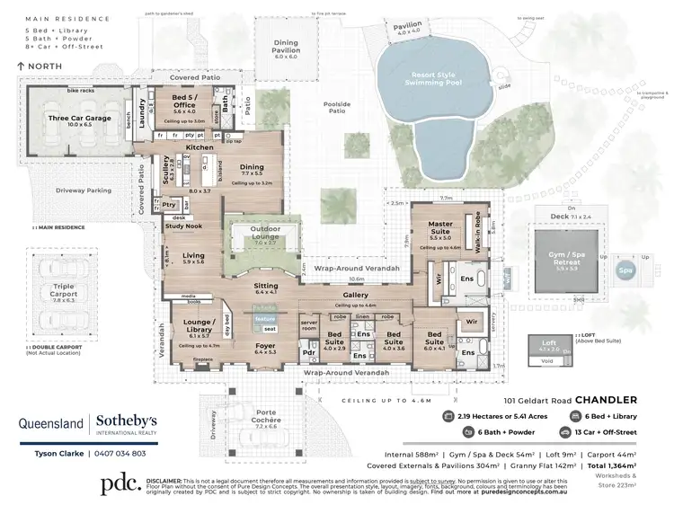 Floorplan of Homely house listing, 101 Geldart Road, Chandler QLD 4155