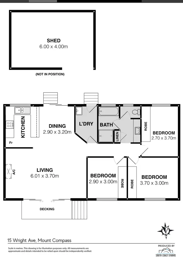 Floorplan of Homely house listing, 15 Wright Avenue, Mount Compass SA 5210