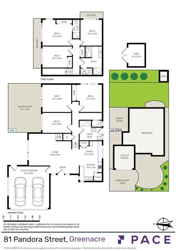 Floorplan of Homely house listing, 81 Pandora Street, Greenacre NSW 2190