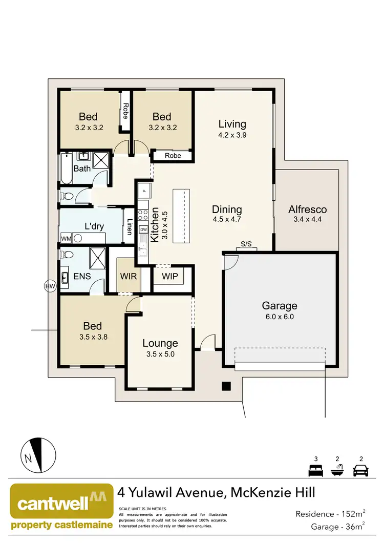 Floorplan of Homely house listing, 4 Yulawil Avenue, Campbells Creek VIC 3451