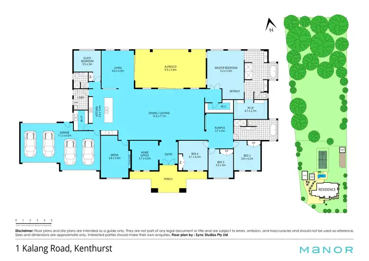 Floorplan of Homely house listing, 1 Kalang Road, Kenthurst NSW 2156
