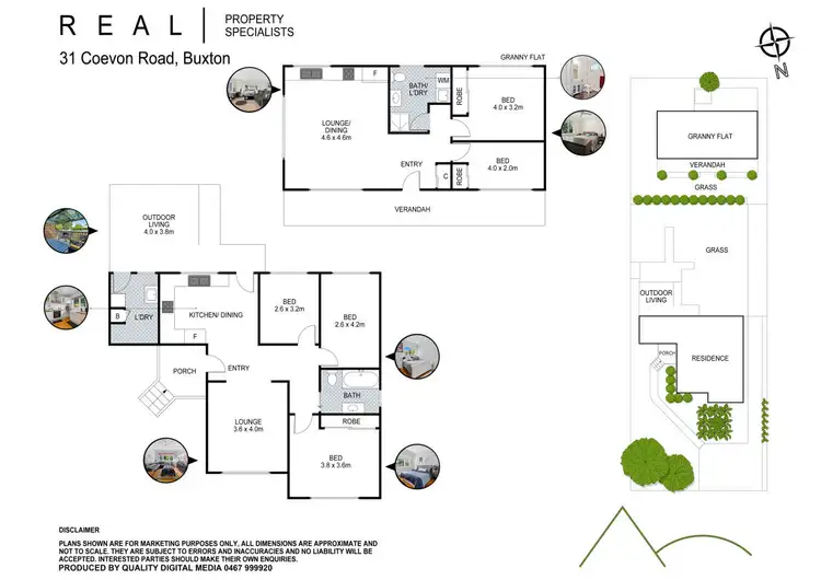 Floorplan of Homely house listing, 31 & 31B Coevon Road, Buxton NSW 2571