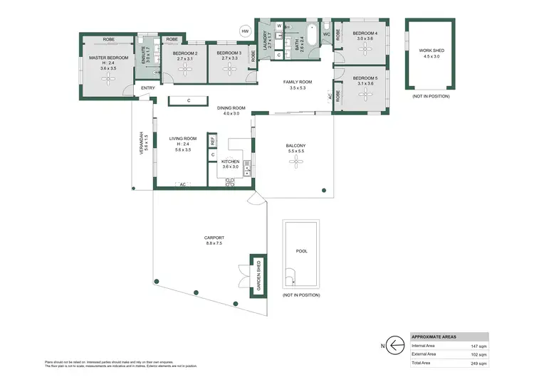 Floorplan of Homely house listing, 5 Deputor Street, Rochedale South QLD 4123