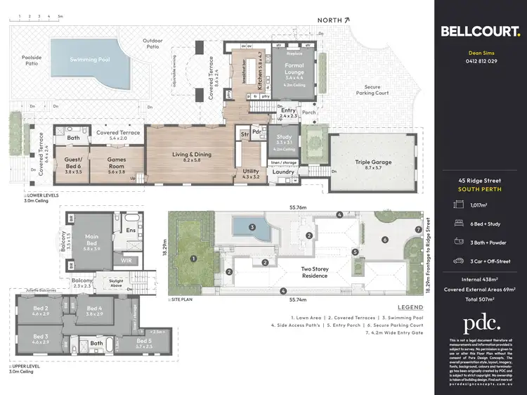 Floorplan of Homely house listing, 45 Ridge Street, South Perth WA 6151
