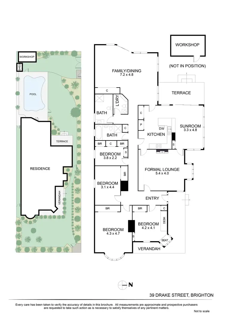 Floorplan of Homely house listing, 39 Drake Street, Brighton VIC 3186