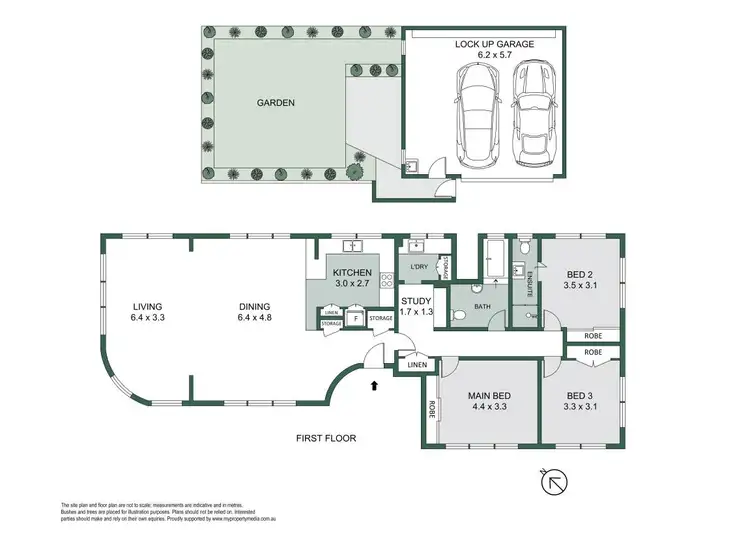 Floorplan of Homely apartment listing, 2/64 Bay Road, Waverton NSW 2060