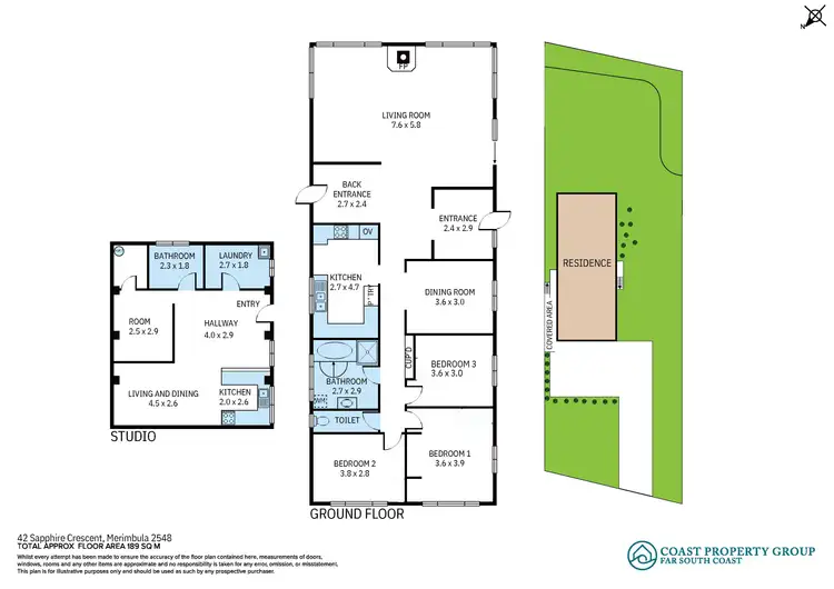 Floorplan of Homely house listing, 42 Sapphire Crescent, Merimbula NSW 2548