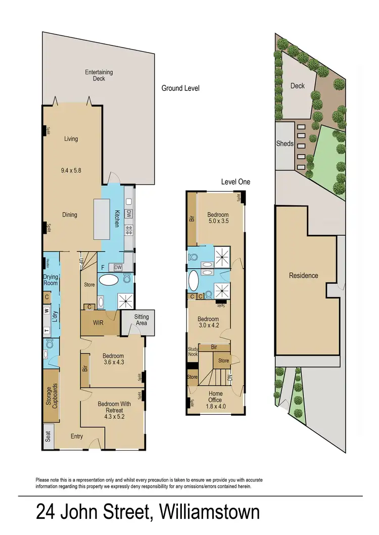 Floorplan of Homely house listing, 24 John Street, Williamstown VIC 3016