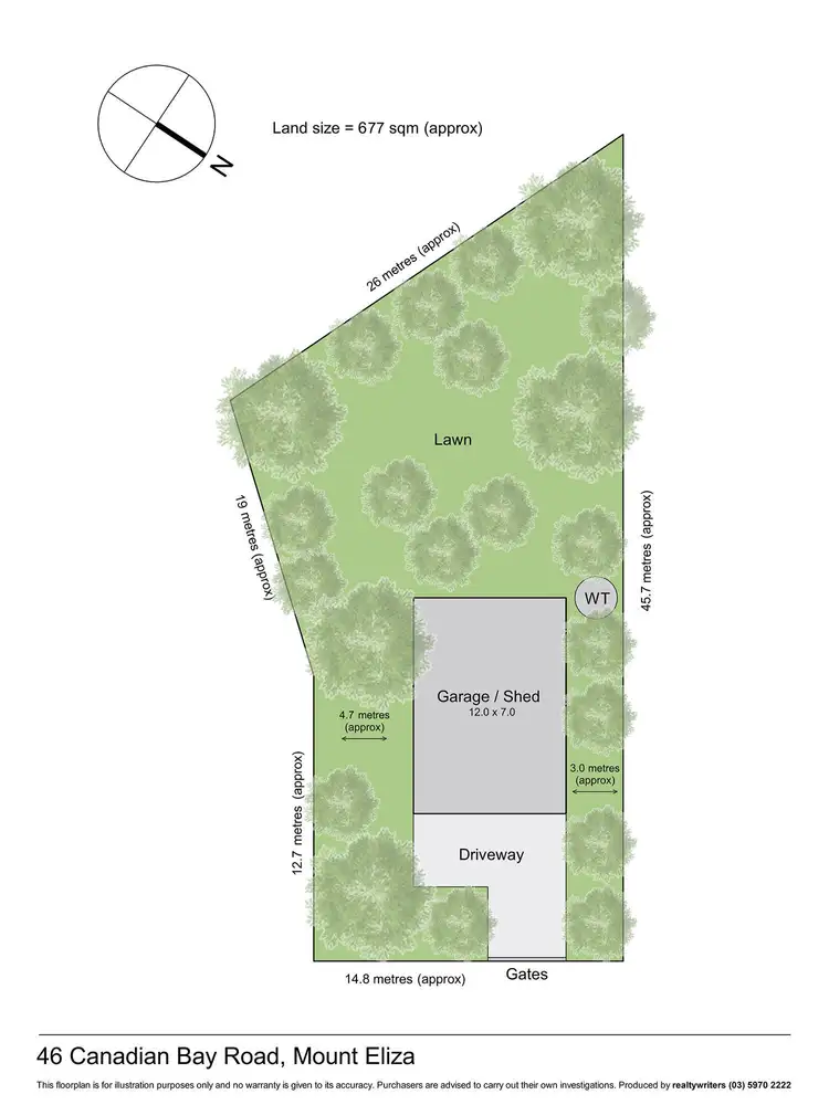 Floorplan of Homely land listing, 46 Canadian Bay Road, Mount Eliza VIC 3930
