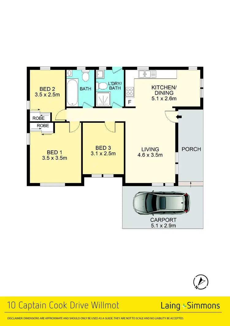 Floorplan of Homely house listing, 10 Captain Cook Drive, Willmot NSW 2770