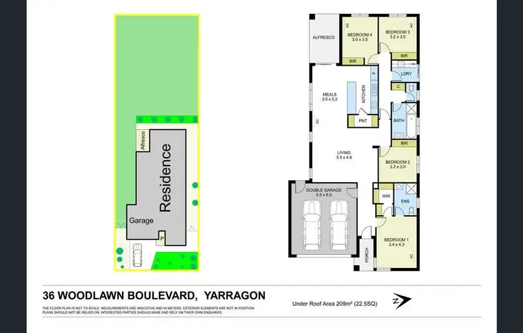 Floorplan of Homely house listing, 36 Woodlawn Boulevard, Yarragon VIC 3823