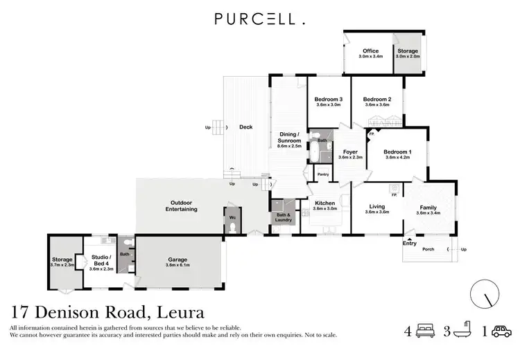 Floorplan of Homely house listing, 17 Denison Road, Leura NSW 2780