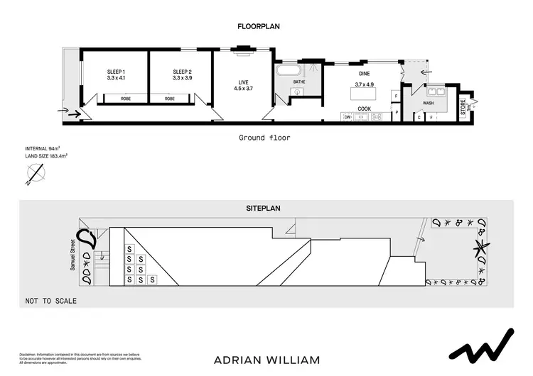 Floorplan of Homely house listing, 56 Samuel Street, Tempe NSW 2044