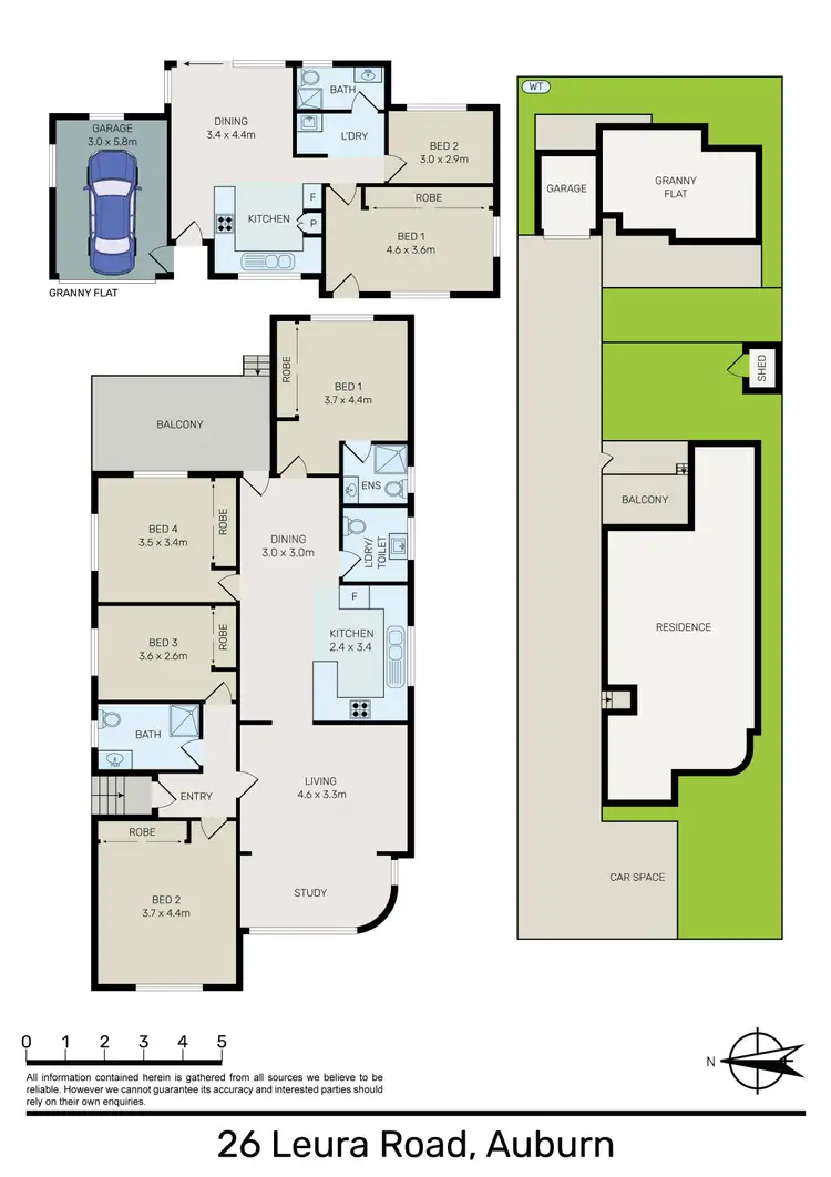 Floorplan of Homely house listing, 26 Leura Road, Auburn NSW 2144