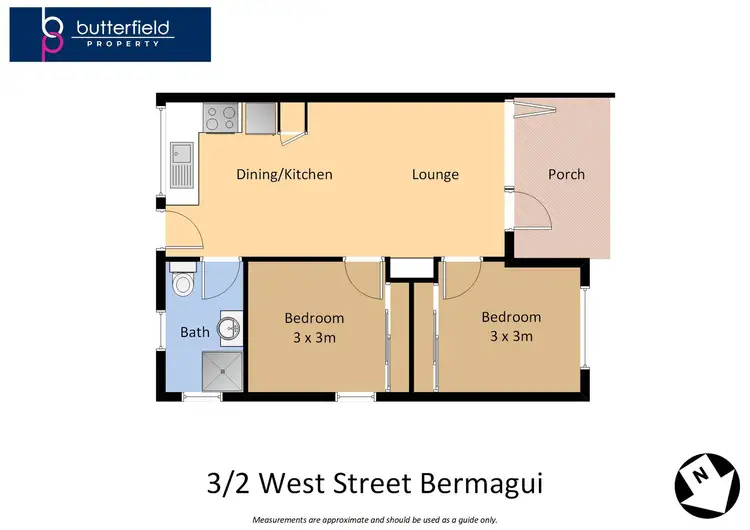 Floorplan of Homely apartment listing, 3/2 West Street, Bermagui NSW 2546