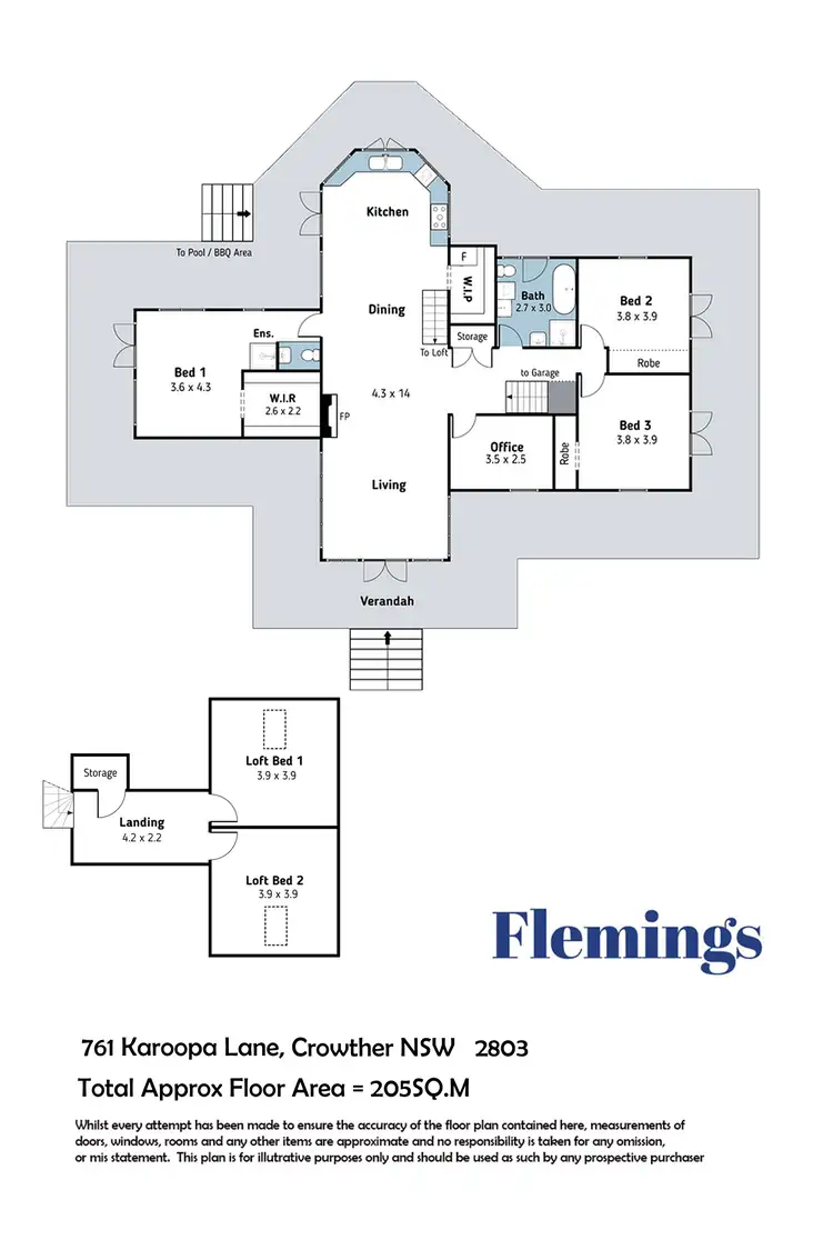 Floorplan of Homely house listing, 761 Karoopa Lane, Crowther NSW 2803