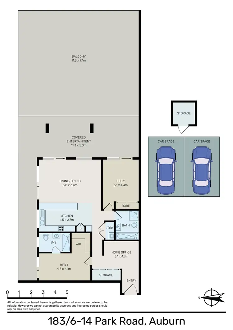 Floorplan of Homely apartment listing, 183/6-14 Park Road, Auburn NSW 2144