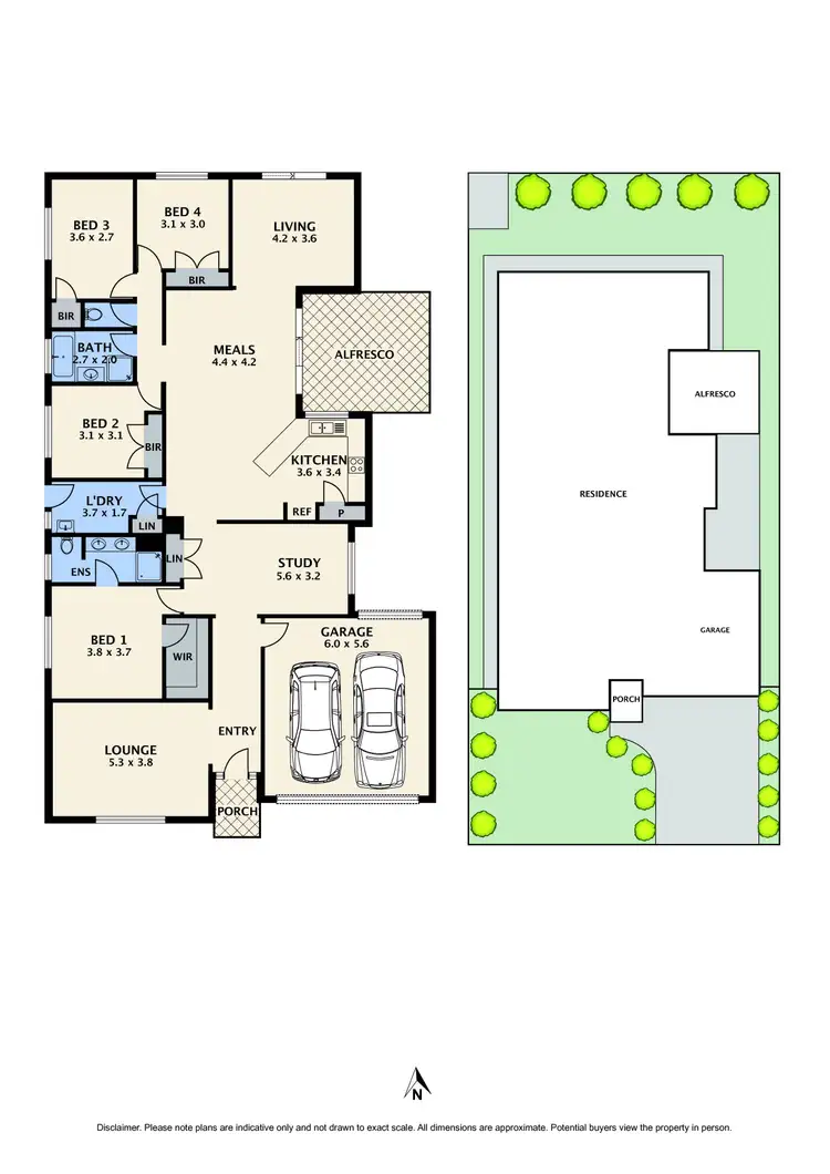 Floorplan of Homely house listing, 5 Sophie Place, Greensborough VIC 3088