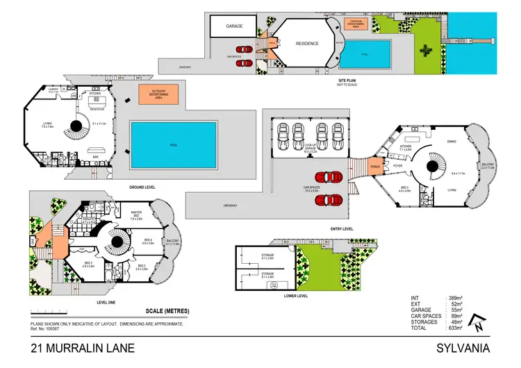 Floorplan of Homely house listing, 21 Murralin Lane, Sylvania NSW 2224