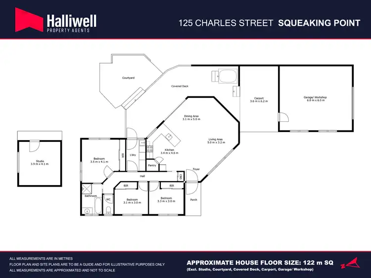 Floorplan of Homely house listing, 125 Charles Street, Squeaking Point TAS 7307