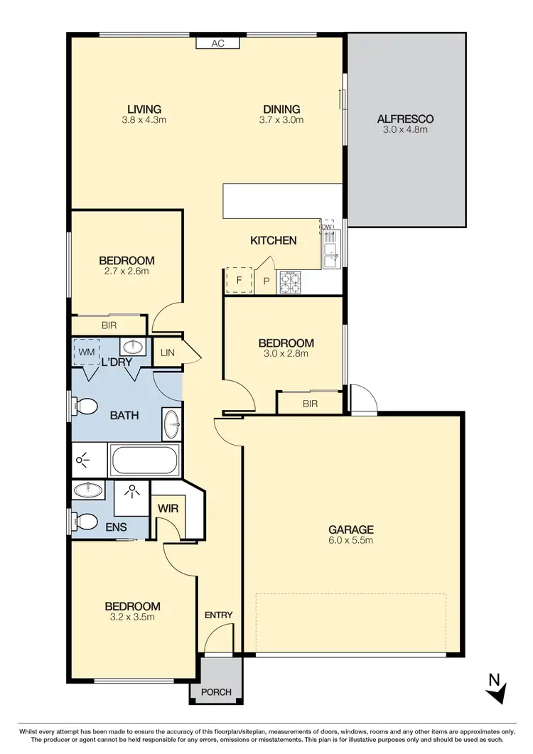 Floorplan of Homely house listing, 32 Hatchlands Drive, Deer Park VIC 3023
