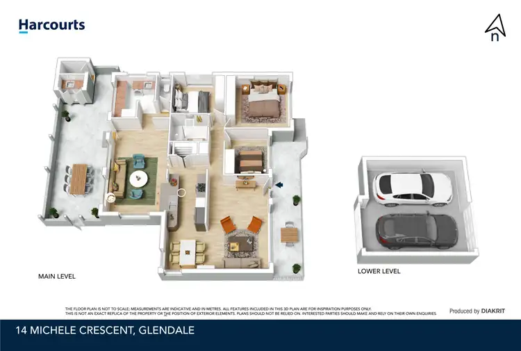 Floorplan of Homely house listing, 14 Michele Crescent, Glendale NSW 2285