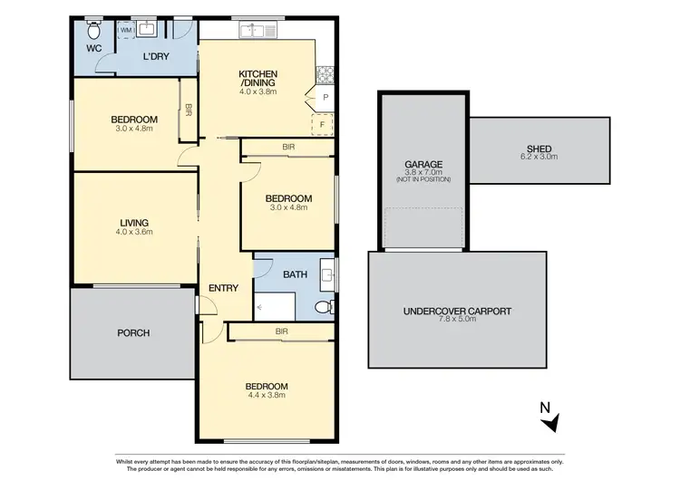 Floorplan of Homely house listing, 13 Tulloch Street, Deer Park VIC 3023