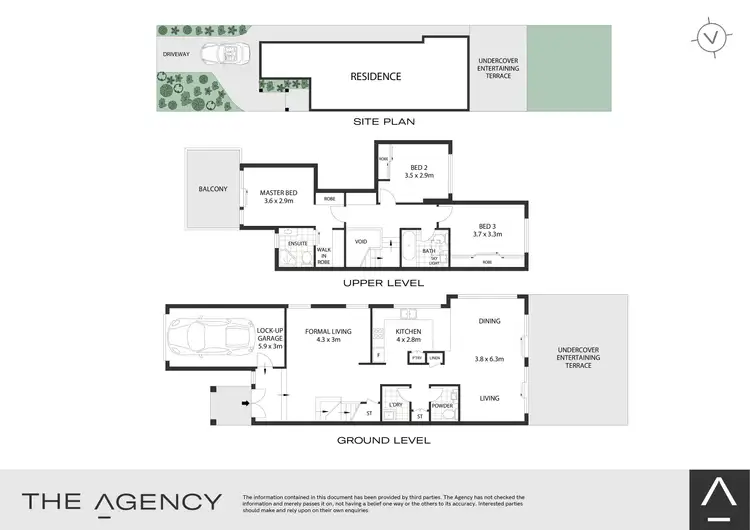 Floorplan of Homely semi-detached listing, 29A Margaret Street, Greenacre NSW 2190