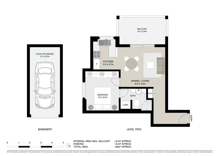Floorplan of Homely apartment listing, 205/450 Military Road, Mosman NSW 2088