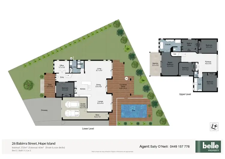 Floorplan of Homely house listing, 26 Babirra Street, Hope Island QLD 4212