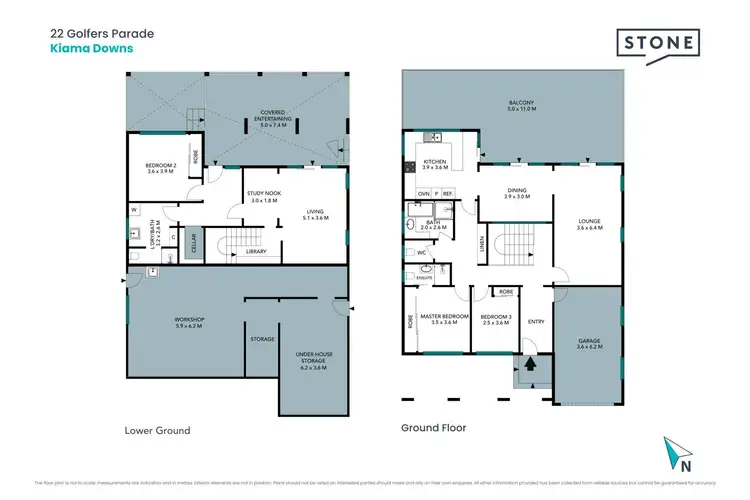 Floorplan of Homely house listing, 22 Golfers Parade, Kiama Downs NSW 2533