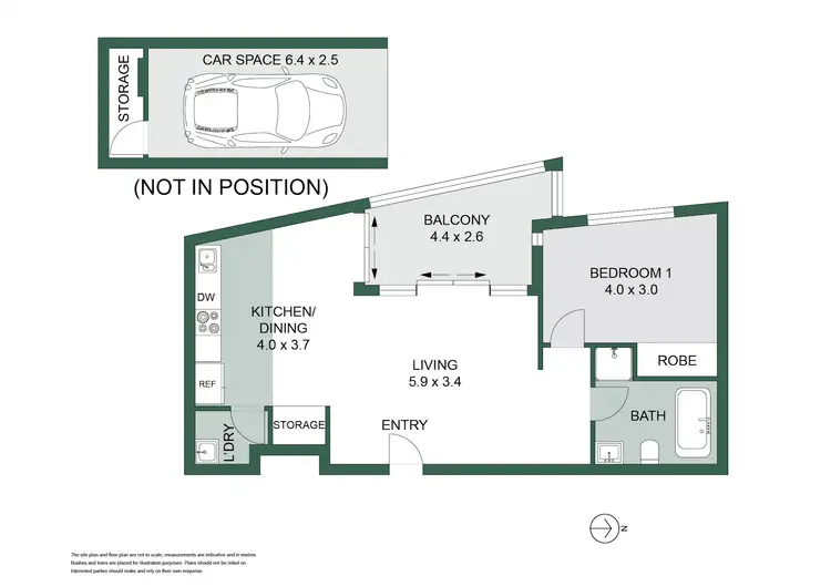 Floorplan of Homely apartment listing, 66/35 Dumaresq Street, Gordon NSW 2072