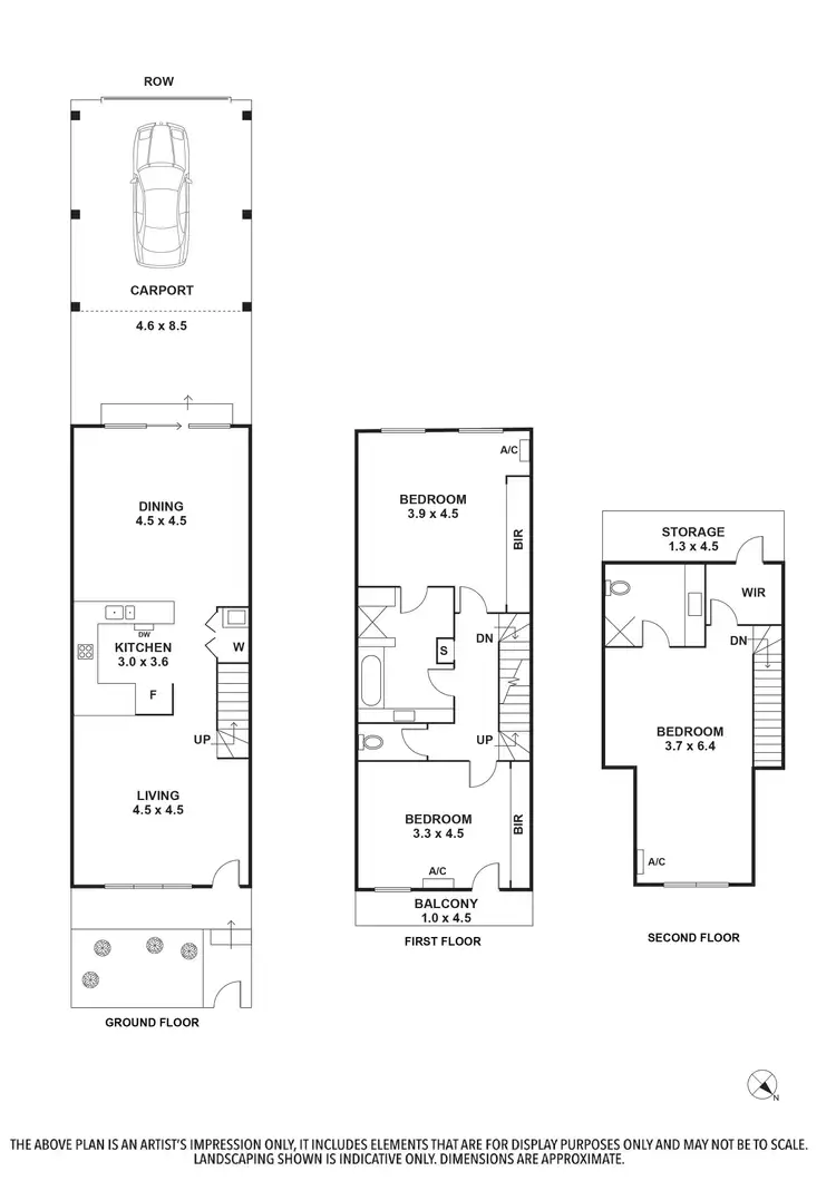 Floorplan of Homely house listing, 182A Blyth Street, Brunswick East VIC 3057