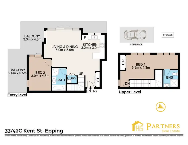 Floorplan of Homely apartment listing, 33/42C Kent Street, Epping NSW 2121