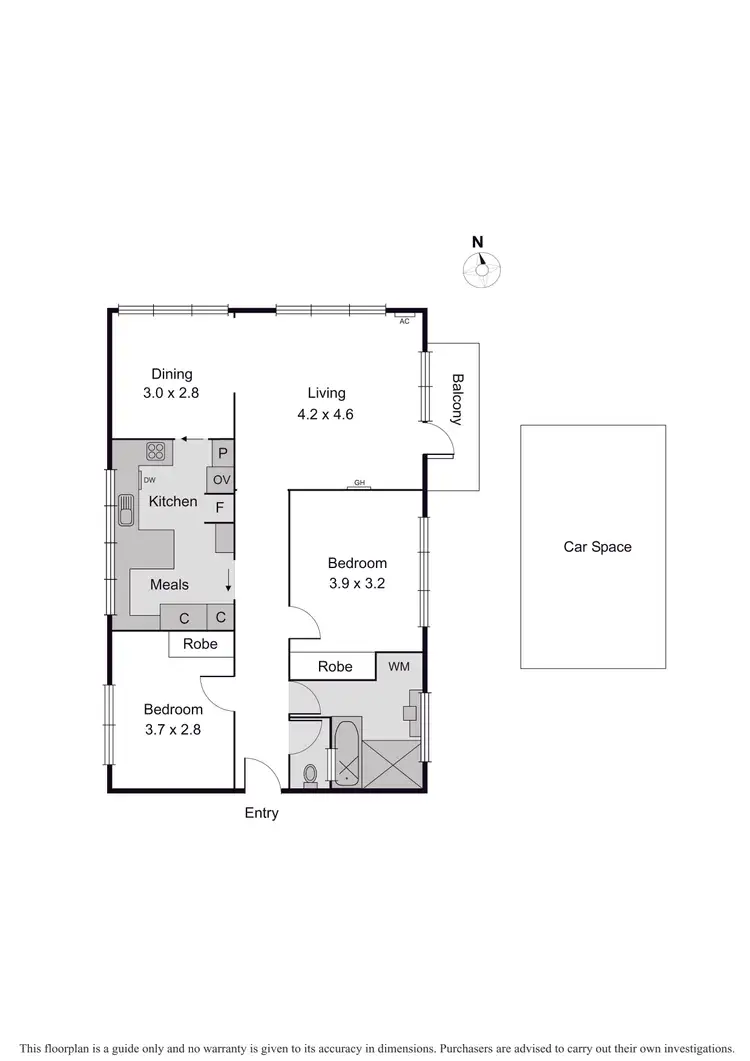 Floorplan of Homely apartment listing, 7/211 Brighton Road, Elwood VIC 3184
