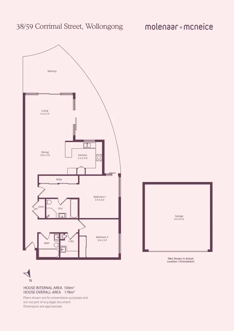 Floorplan of Homely unit listing, 38/59-67 Corrimal Street, Wollongong NSW 2500