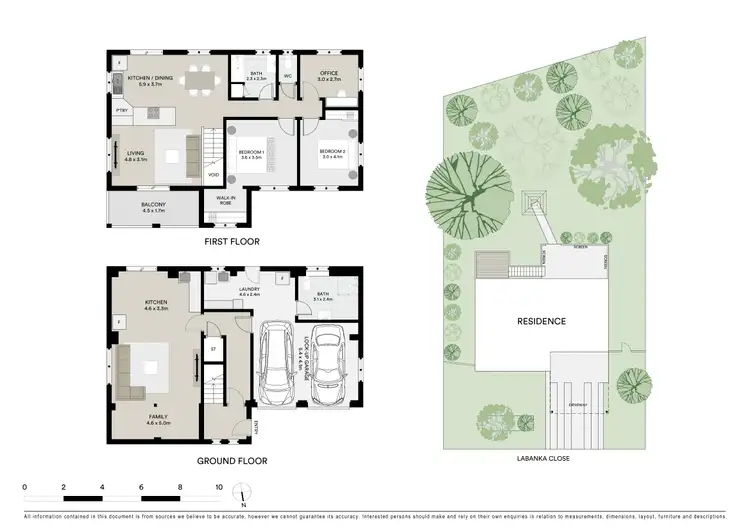 Floorplan of Homely house listing, 8 Labanka Close, Frenchville QLD 4701