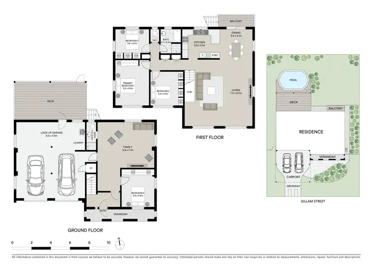 Floorplan of Homely house listing, 203 Gillam Street, Frenchville QLD 4701